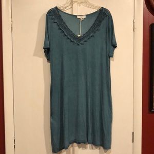 Umgee heather blue tunic